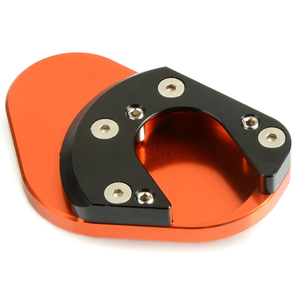 

Motorcycle Accessories Kickstand Sidestand Stand Extension Enlarger Pad For RC 390 RC 125/200 RC250R 250 390 2017-2018