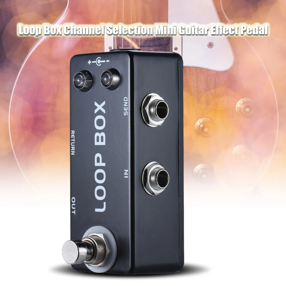 MOSKY мини блок реализации цикла гитары Эффект Педальный переключатель выбора