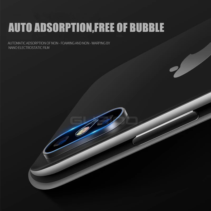 GURIOO 2pcs Camera Lens Screen Protector Glass for iPhone x Tempered Film Back cover Clear 9H Hardness iPhoneX 10 2.5D HD | Мобильные