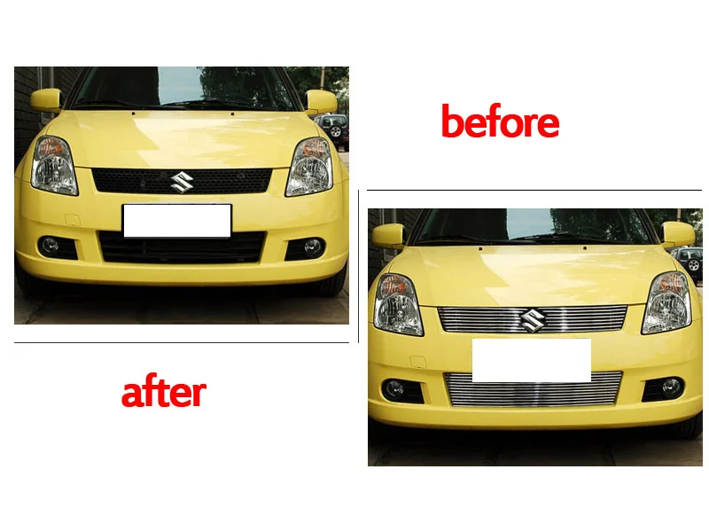 Стайлинг автомобиля RKAC подходит для Suzuki Swift 2005 2010 качественная Металлическая