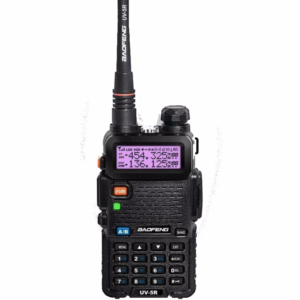 Новый черный/красный/синий желтый/Камуфляж BaoFeng UV-5R WalkieTalkie 136-174/400-520 Mhz VHF/UHF