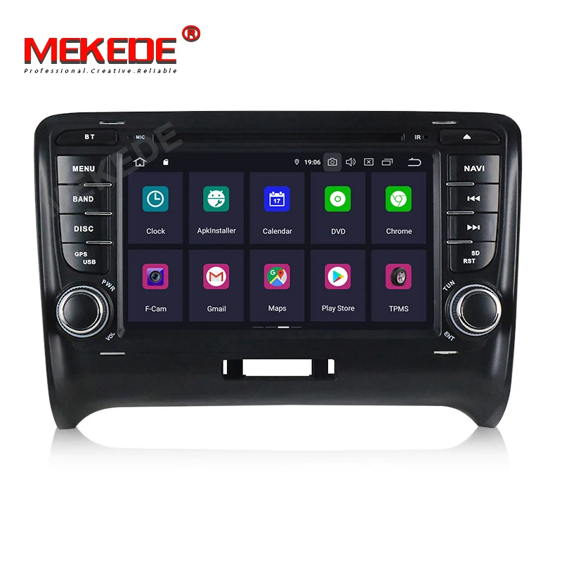 Автомобильный dvd плеер MEKEDE IPS 2 din Android 9 0 радио стерео GPS навигация для Audi TT MK2 2006 2012