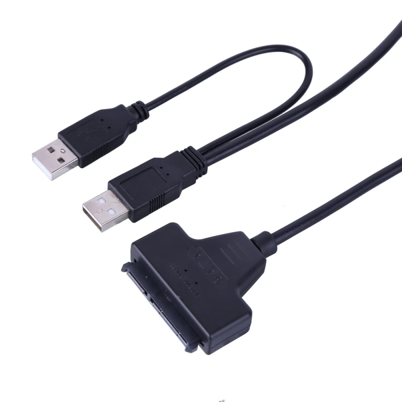 Универсальные адаптерные кабели Usb 2 0 до 7 15 22pin Sata внешнее питание для жесткого