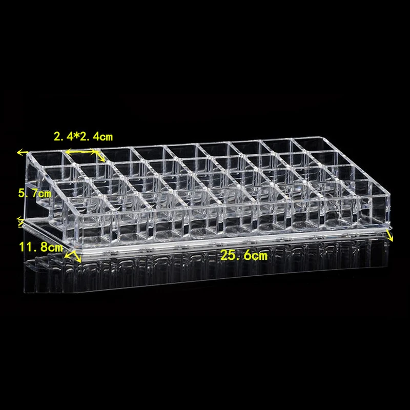 

Mordoa 36 Cosmetics Lipstick Nail Cosmetics Jewelry Makeup Organizer Storage Box Chef Basket Nail Polish Rack Lipstick Frame