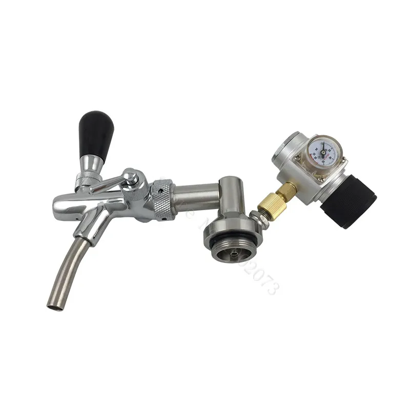 Мини дозатор для Бочков из нержавеющей стали регулируемый кран пива и инжектор CO2