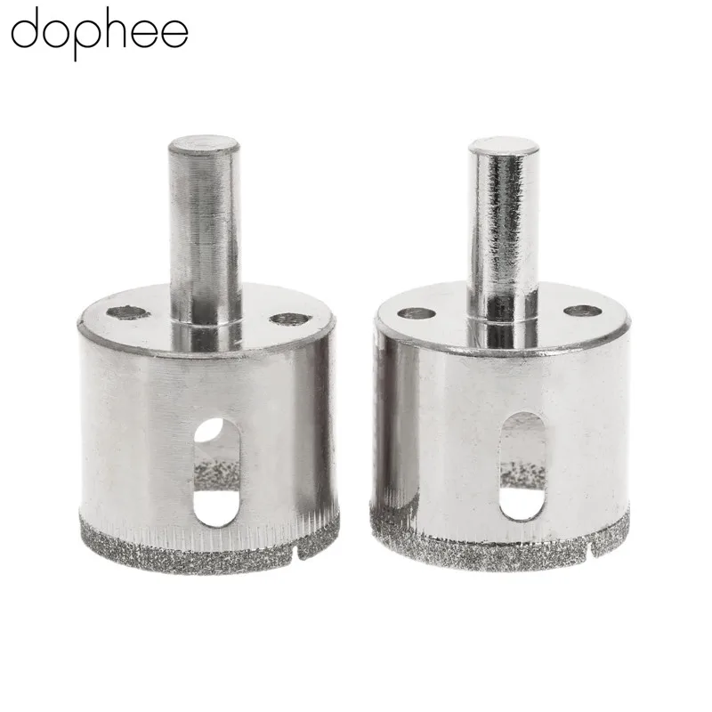 Dophee 2 шт. 35 мм с покрытием Diamond Core сверла Стекло плитка Гранит Мрамор керамики