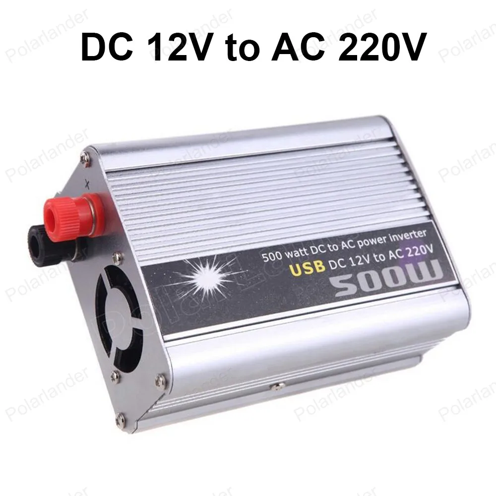 

DC 12V to AC 220V modified sine wave Transformer Car 500W USB Charger Vehicle Power Supply Switch