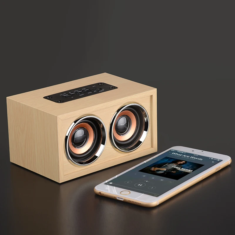 Классическая деревянная Bluetooth Колонка Ubit W4 в шкафах портативные беспроводные