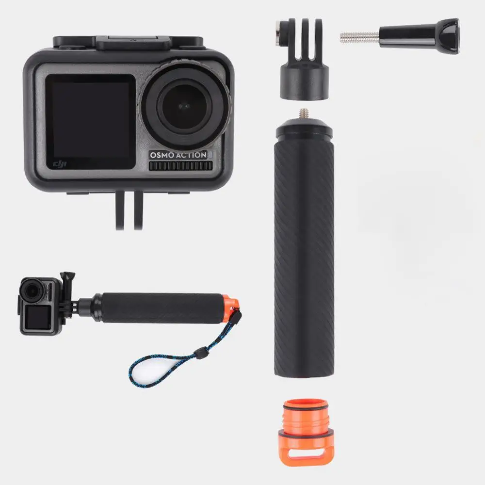 Плавающая рукоятка плавучий стержень палка монопод для экшн камеры DJI Osmo уличное