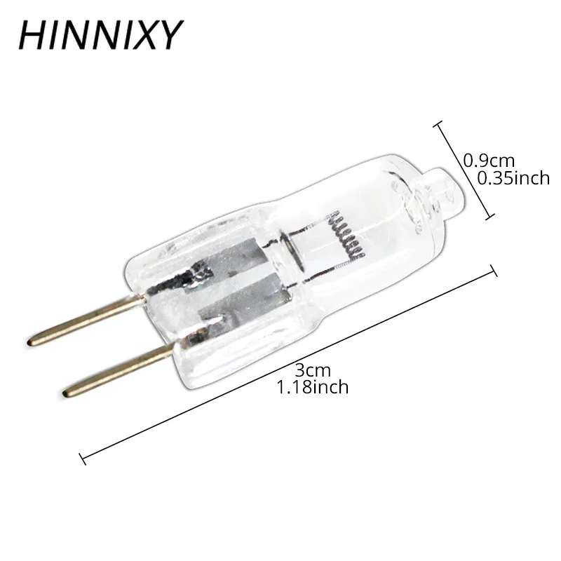 Hinnixy 10 шт./лот галогенная лампа G4 с регулируемой яркостью накаливания 24 В 20 Вт 35