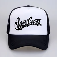 men women west coasts customs gldan new hat letters print baseball caps summer hip hop casual cool mesh trucker cap hats