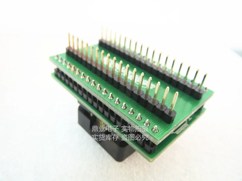 QFP32 lq32/DIP32 0 8 мм сгорающая розетка с позолоченным ИС испытательный стенд для
