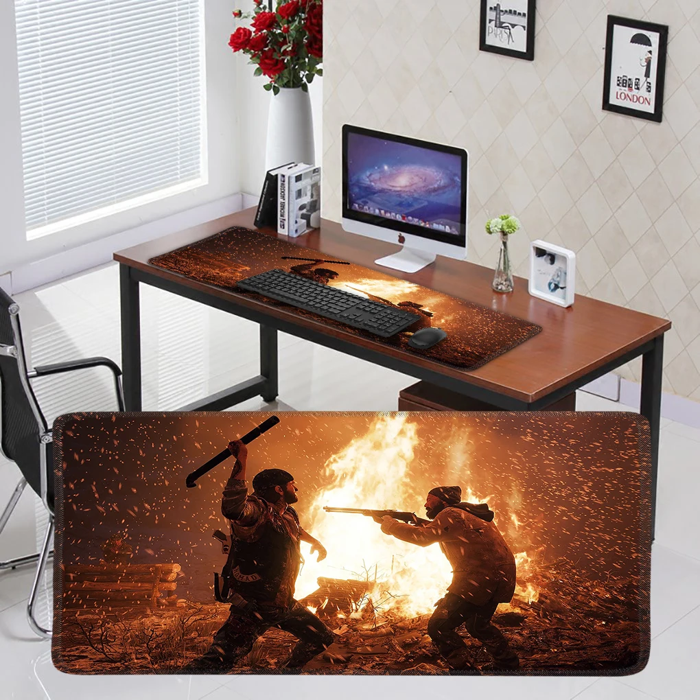 YIMAOC 40*90 cm Large Mouse Pad Gamer Mousepad Rubber Gaming Desk Mat with Locking Edge Days Gone | Компьютеры и офис