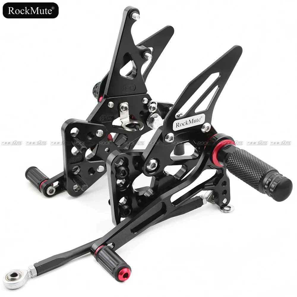 

For SUZUKI GSX-R1000 2005-2006 Motorcycle CNC Aluminum Adjustable Rearset Rear Set Foot Pegs Pedal Footrest GSXR 1000