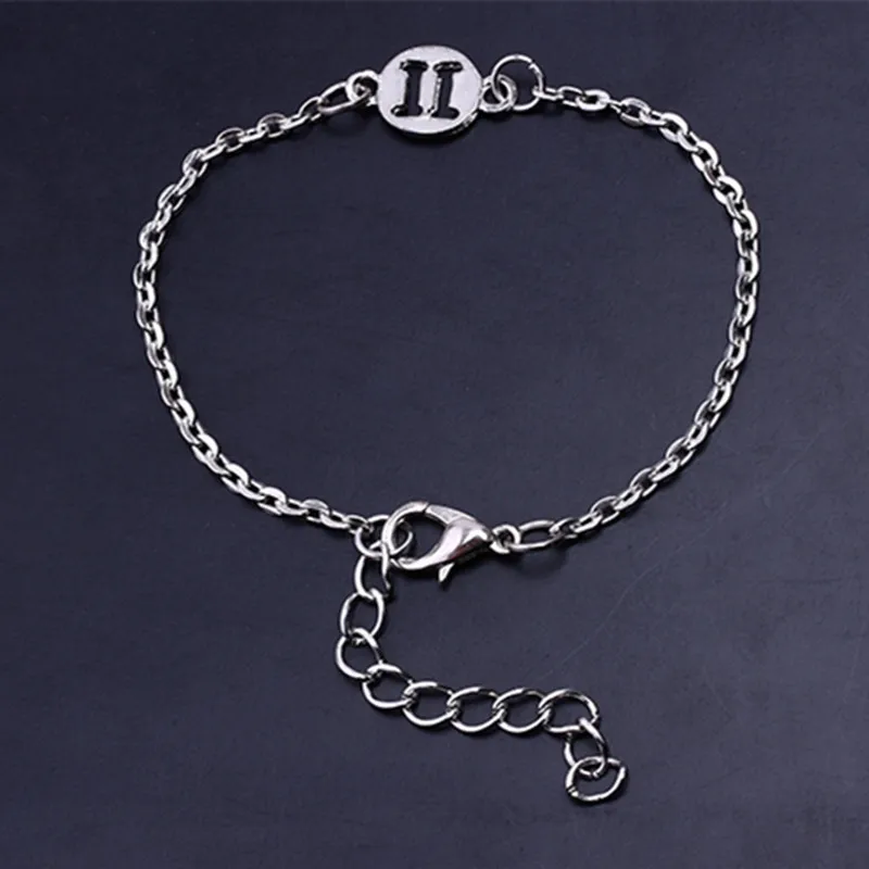 Новинка 2024 модные ювелирные изделия браслет из сплава с 12 искусственными знаками