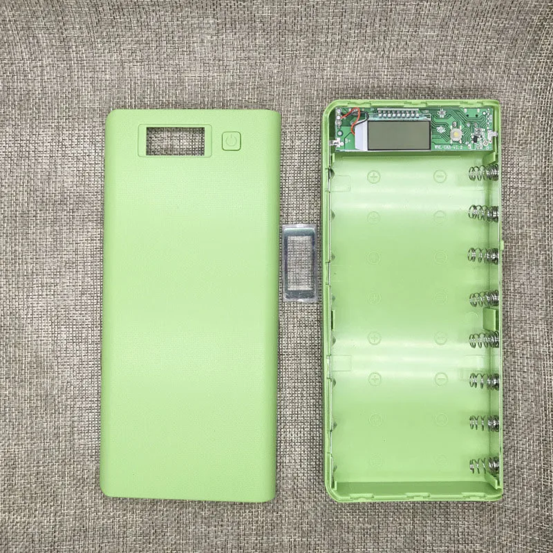 DIY 8x18650 Батарея Зарядное устройство чехол Мощность банк чехол 5V двойной переносной аккумулятор USB держатель коробка DIY 18650 сотовый Чехол Мощность банка