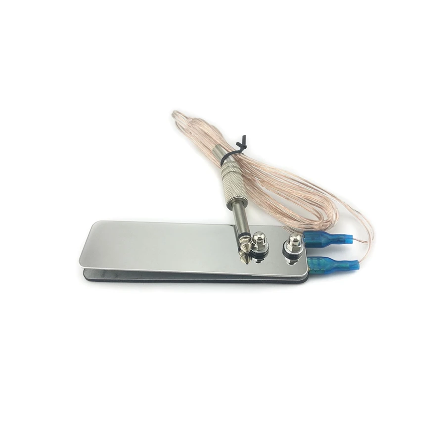 

Mini Stainless Steel Tattoo Foot Pedal Switch Footswitch Control with Wire For Power Supply Machine Clip Cord Tattoo Accessories