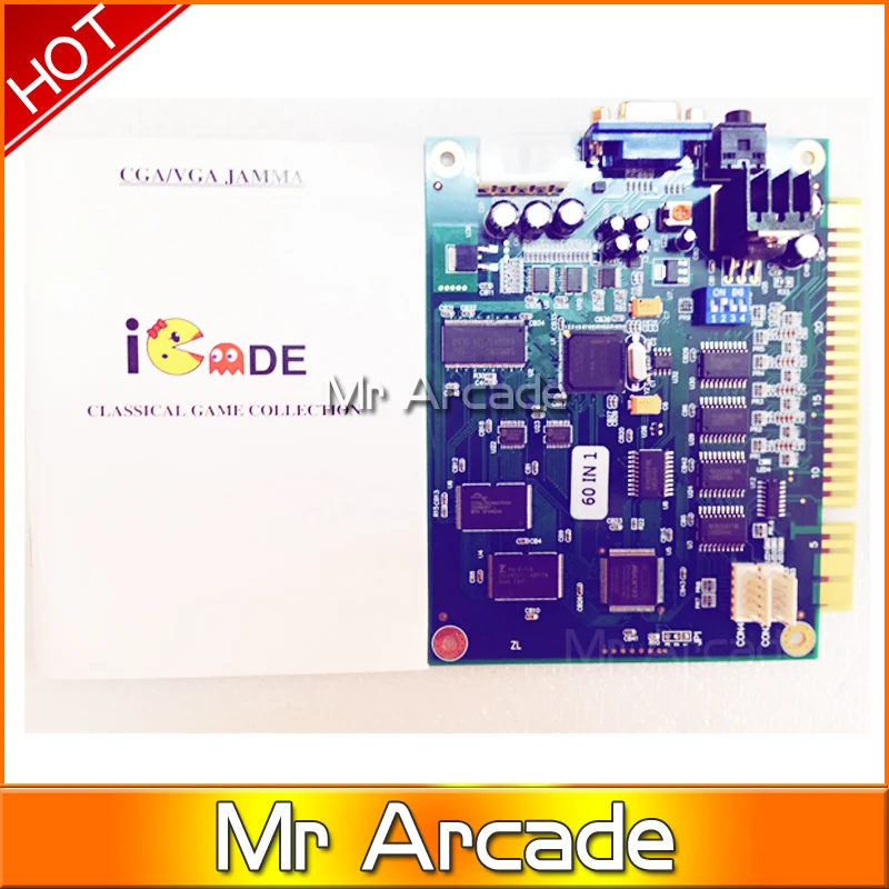 Набор для аркадных игр DIY игровой pcb 60 в 1 + 28 Pin провод блок питания CRT/LCD аркадная