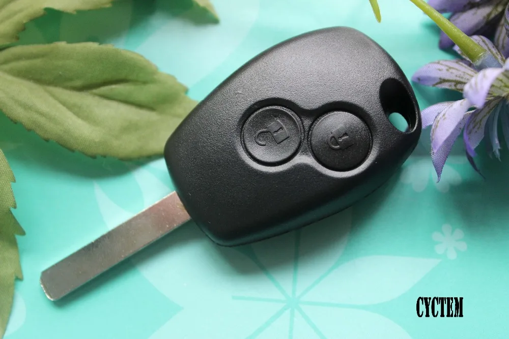 CYCTEM зазор! 2 кнопки дистанционного ключа оболочки кожух подходит для Renault Clio Twingo