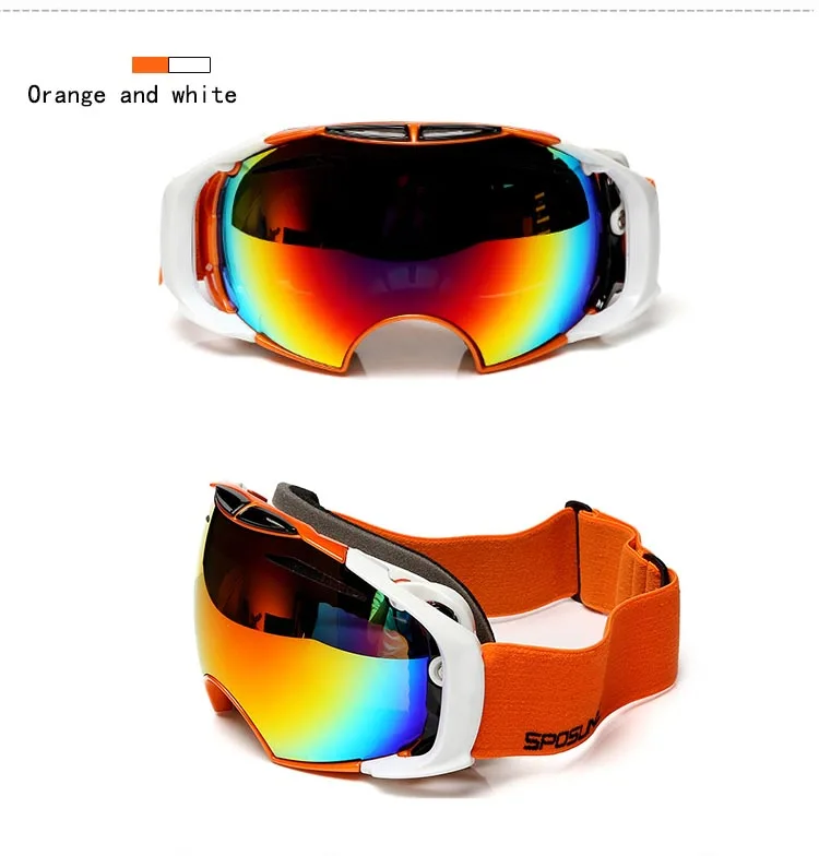 Sposune SNOW-4300 детские лыжные очки для лыжников детские очки Сноубординг очки для катания на коньках UV400 противотуманные очки Лыжная маска