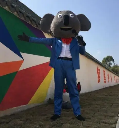 Новый милый костюм-талисман для взрослых в стиле фильма коала пения вечеринки