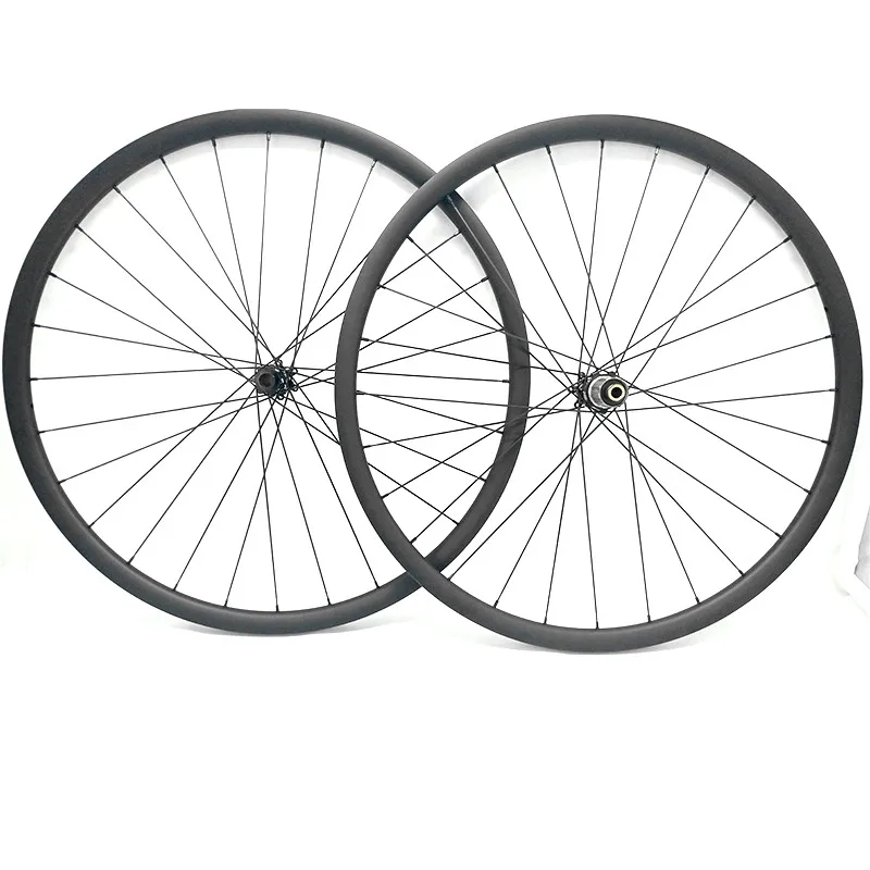 29er Углеродные mtb колеса дисковые бескамерные AM DH 35x25 мм симметричные горного