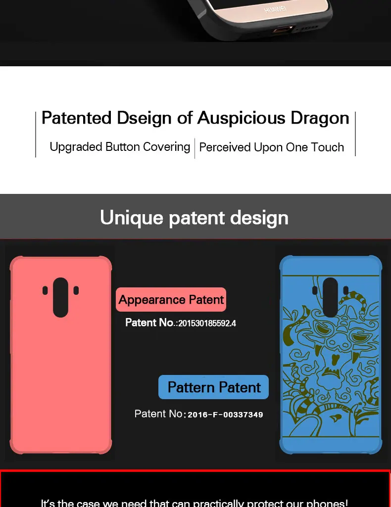 Uftemr чехол для телефона для huawei mate 10 Pro Чехол 3D Dragon ультра тонкий мягкий силиконовый чехол для mate 10 Pro чехол противоударный