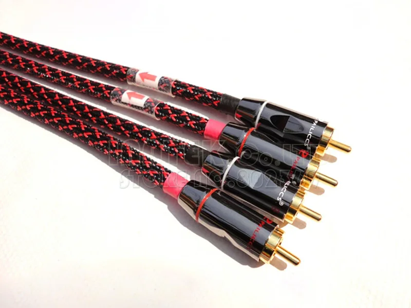 Кабель HIFI RCA утолщенный настенный коннектор Budweiser Canare Professional широковещательный