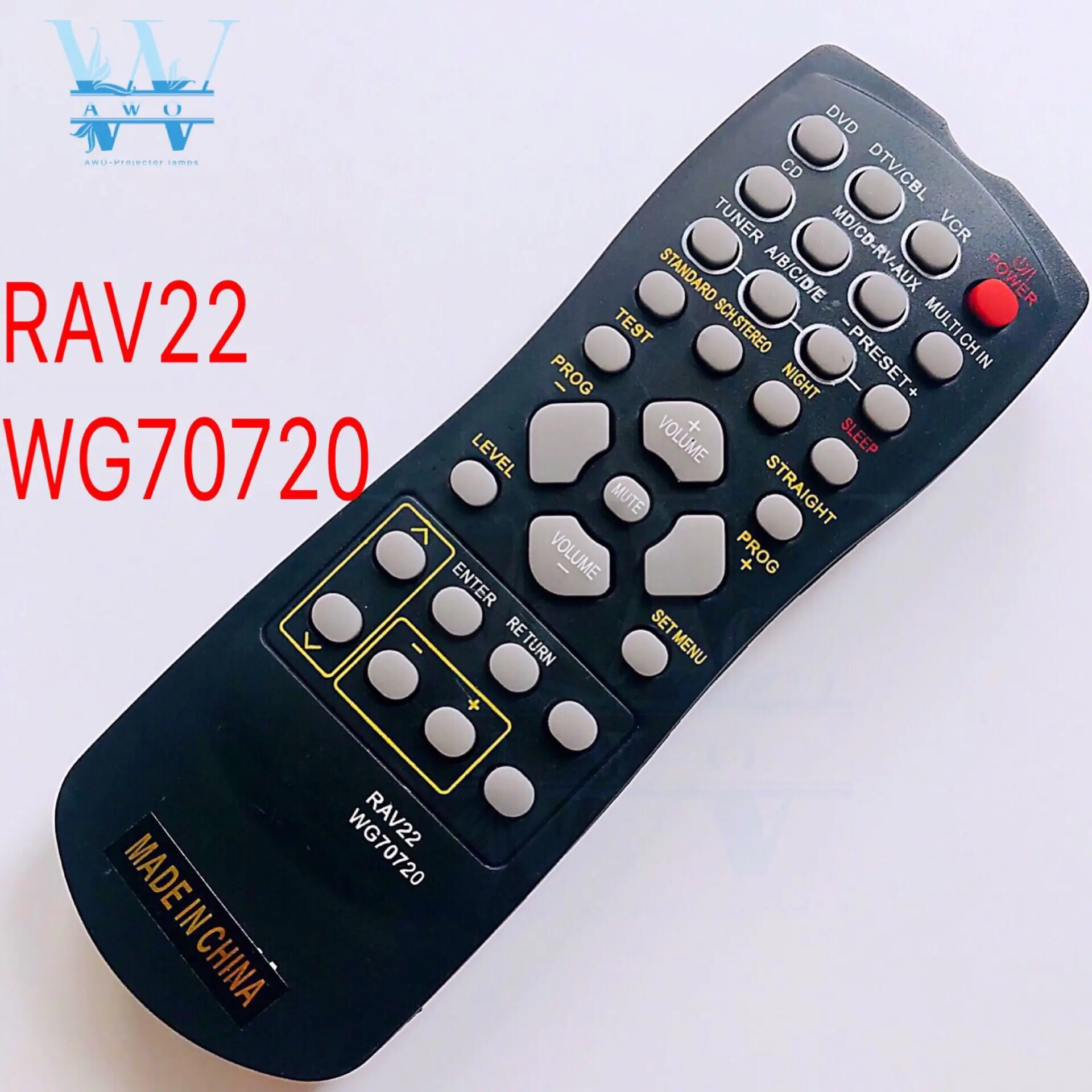 100% новый RAV22 для пульта дистанционного управления YAMAHA сменный CD DVD RX V350 V357 HTR5830