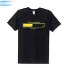 2021 летние мозга загрузка игровая компьютерная мастер забавный графический принт футболка Для мужчин из хлопка с О-образным вырезом короткий рукав футболки