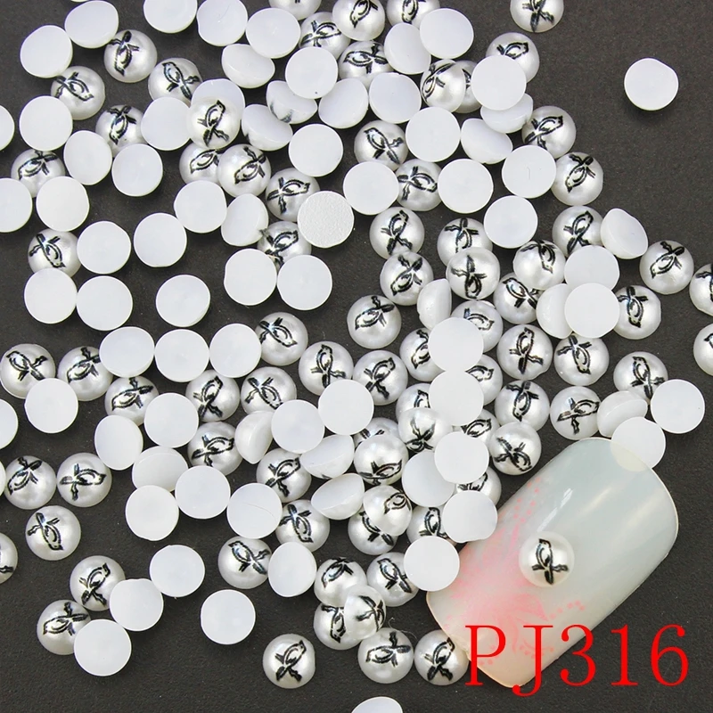 20 шт./лот полукруглый груша Маникюр Интимные аксессуары для Гвозди цветы