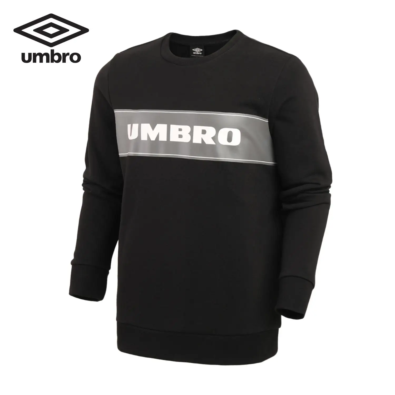 Umbro Весенний мужской спортивный свитер с длинными рукавами и круглым вырезом UO191AP2401 - Цвет: UO191AP2401-990