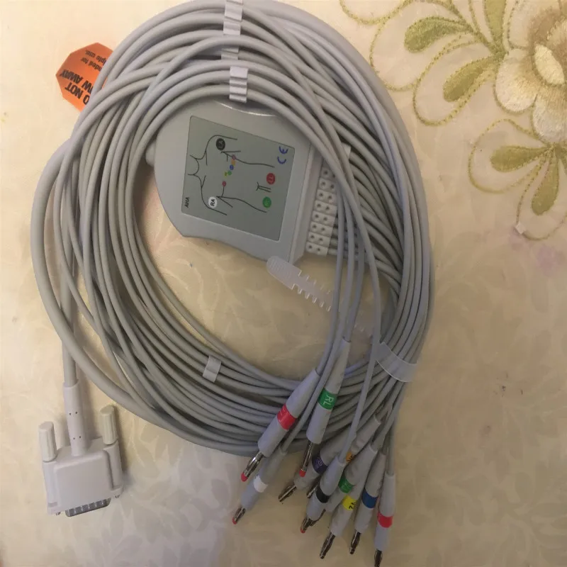 Бесплатная доставка совместимый с Bionet Cardiocare 2000/CardioTouch3000 цельный 10 жильный ЭКГ