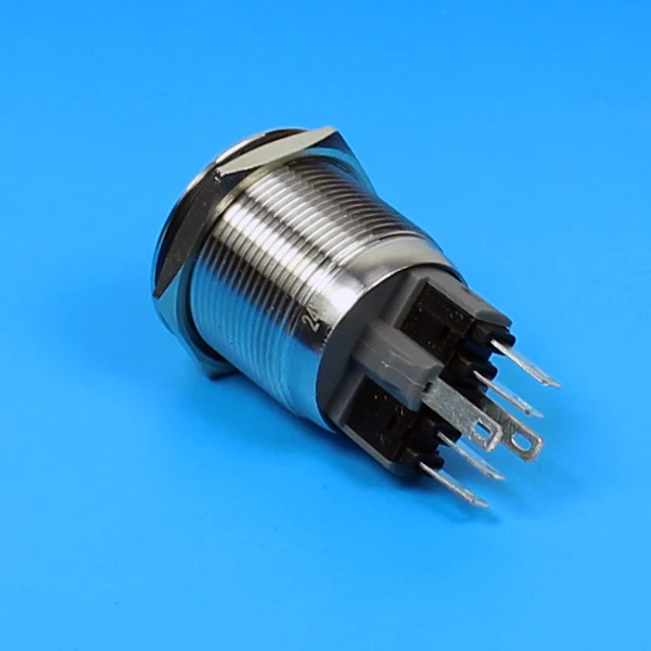 flat round head 22mm 6v 12v 24v 220v LED ring illminated momentary push button switch | Обустройство дома