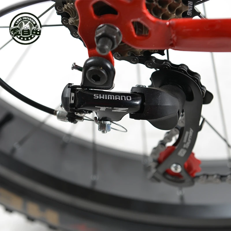 Love Freedom 21 скорости складной велосипед 26*4.0 fat tire bikes двойной дисковые тормоза