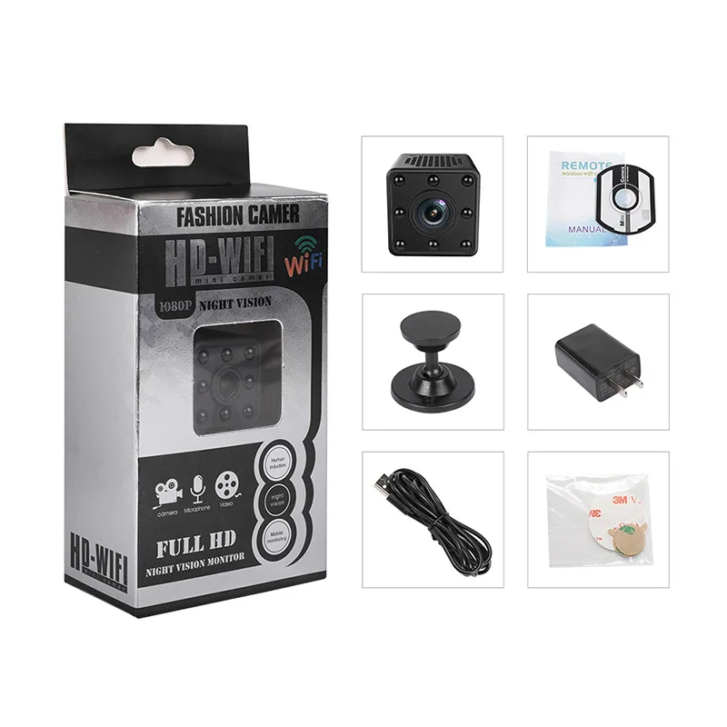 Meisort Mini Wifi IP Camera 1080P HD 2.0MP 8 LED IR Night Vision CCTV Video Surveillance Home Security | Безопасность и защита