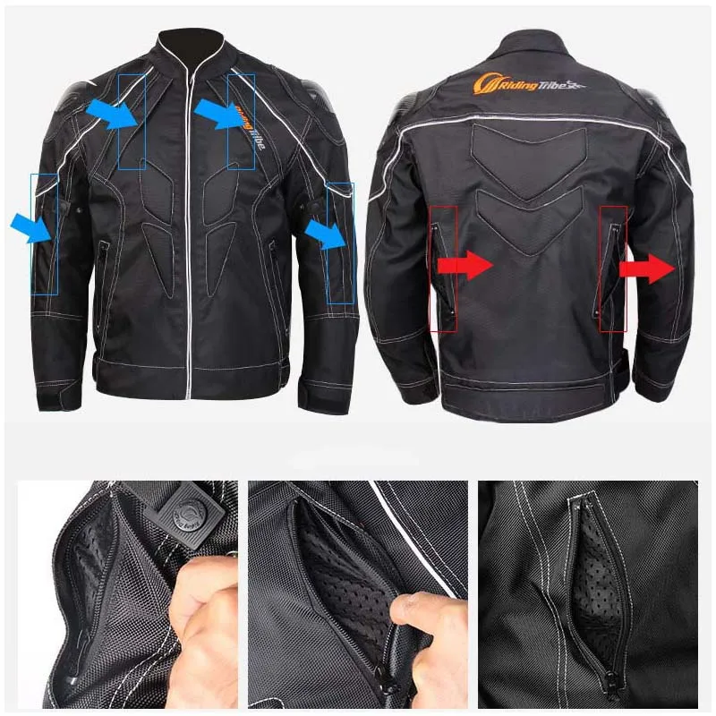 Pro-Biker мотоциклетная куртка для мотокросса, куртка для езды по бездорожью, куртка из ткани Оксфорд, защитное снаряжение