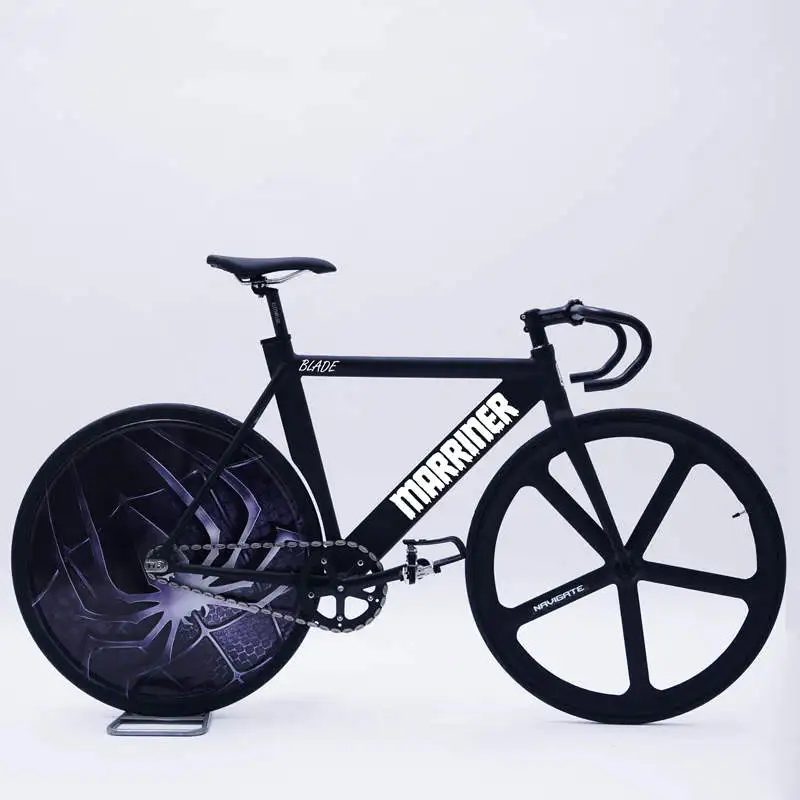 H Spider 5 cuter X-передняя фиксированная Шестерня для велосипеда, рама из алюминиевого сплава, паучий резак, покрытое колесным лезвием, мышечная фиксация, Bicicleta, спортивный гоночный шоссейный велосипед - Цвет: H Spider 5 cuter