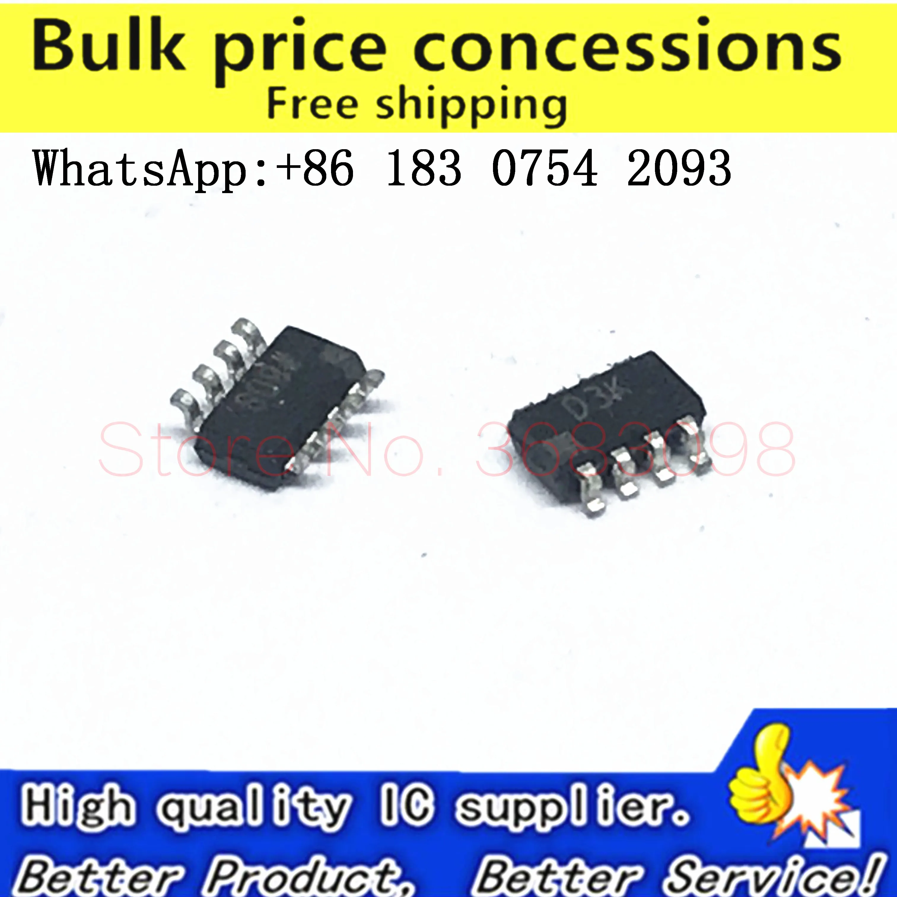

Free shipping 20PCS/LOT AD5228BUJZ10-RL7 D3K AD5228 SOT23-8 En Stock