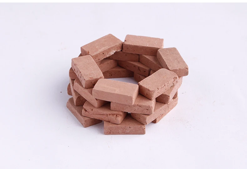 

miniature Brick tiles Scene model DIY Sand Table manual wall Architectural Landscape scenario models Model Material for figure