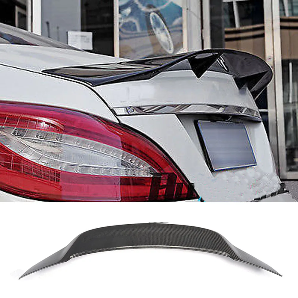 W218 CLS спойлер для заднего багажника из углеродного волокна крыло Mercedes Benz 2012 2015