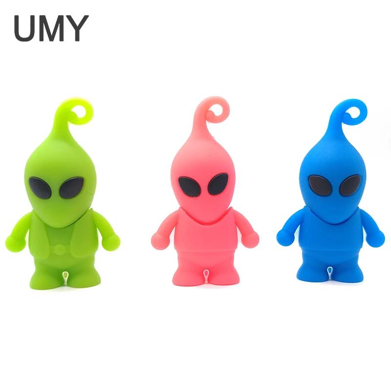 

new usb flash saucerman style pen drive cute disk pendrive 32gb 16gb 8gb 4gb memory stick really capabilities flash cle usb 2.0