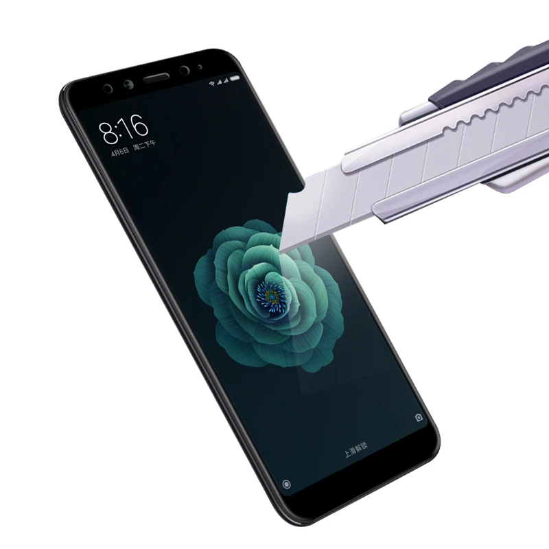 Xiaomi mi 6X A2 закаленное Стекло Экран из закаленного стекла с уровнем твердости 9 H 3D