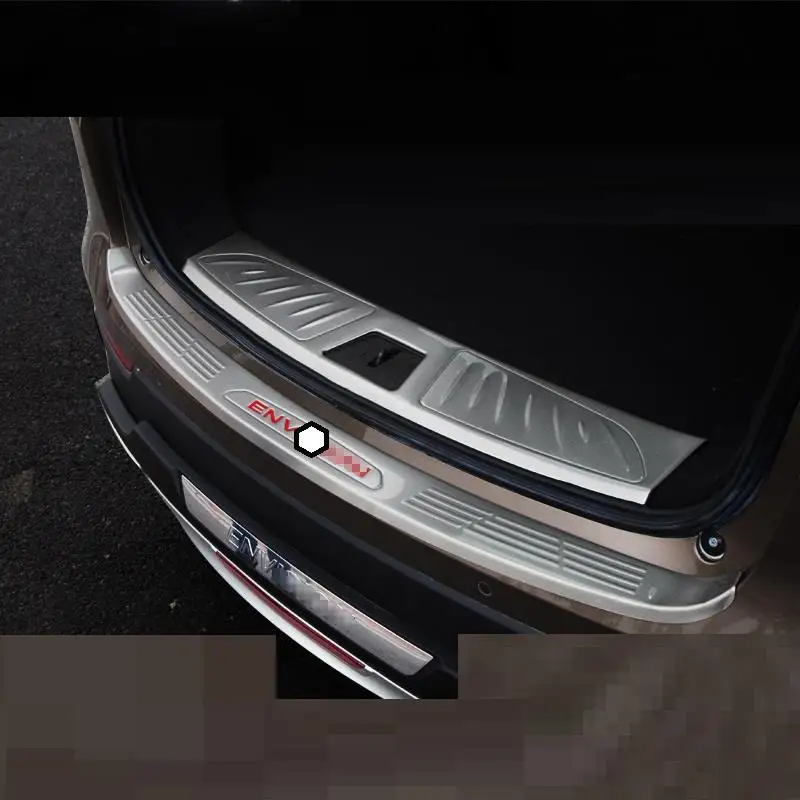 Хромовый Автомобильный багажник задние панели педаль внешняя отделка Авто