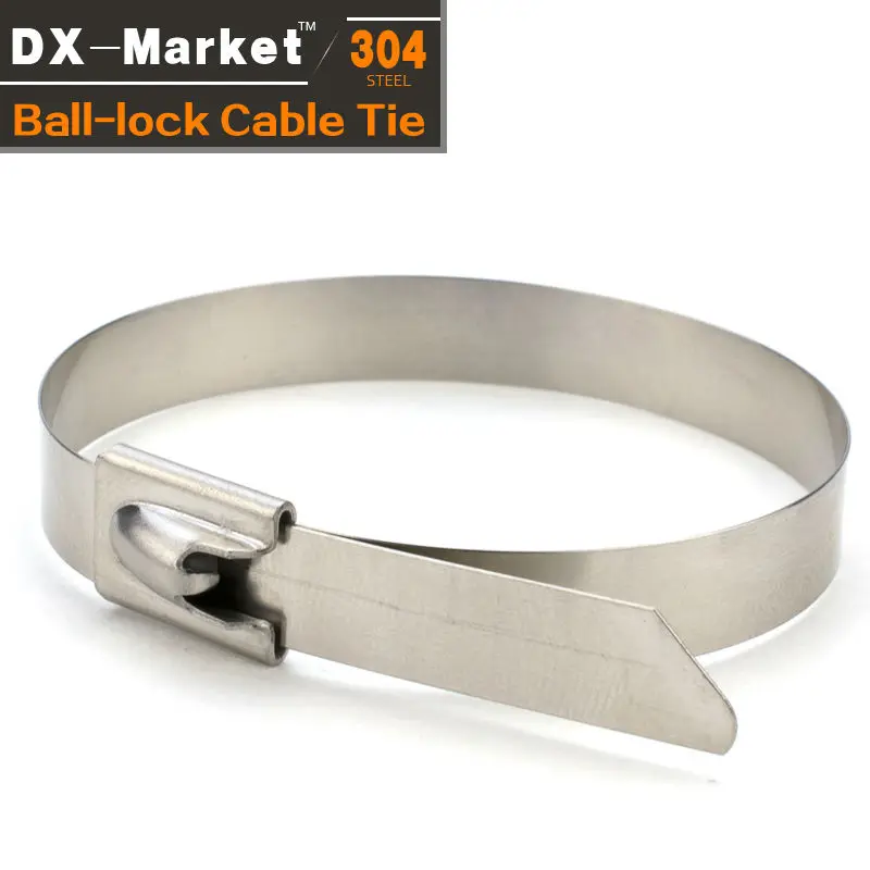 16*450 100 шт. самоблокирующиеся хомуты 304 нержавеющая сталь китайский производитель