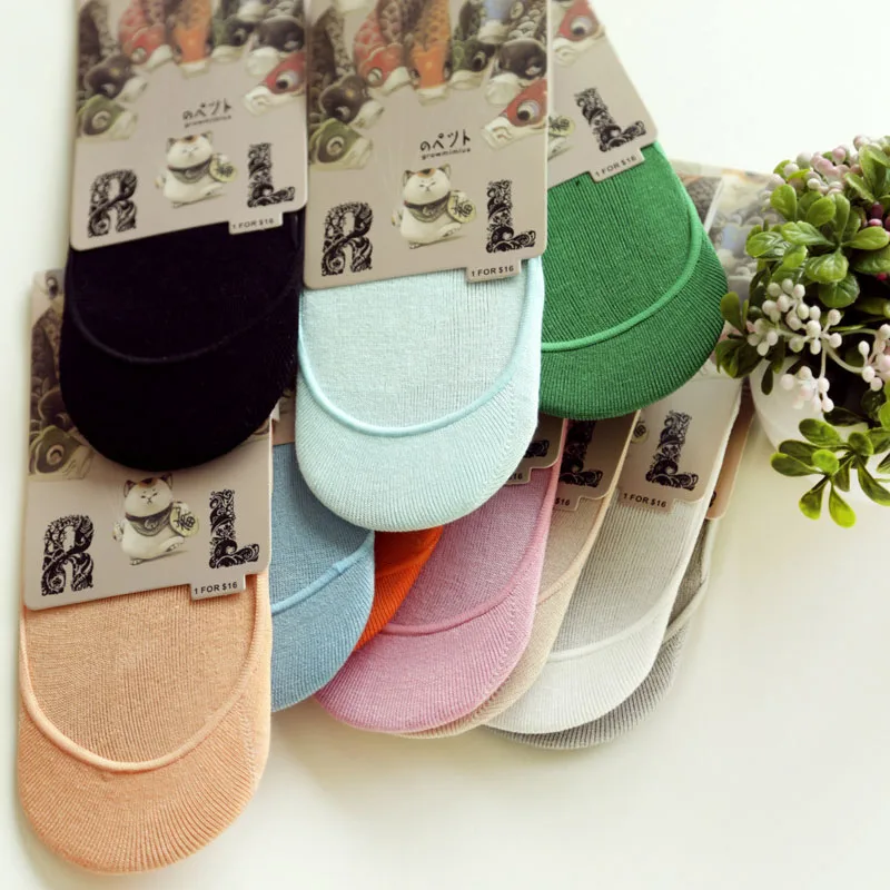 

6 Pairs Invisible Short Women Sweat Summer Comfortable Cotton Bamboo Girl Womens Boat Socks Ankle Low Female Invisible Meias Sox