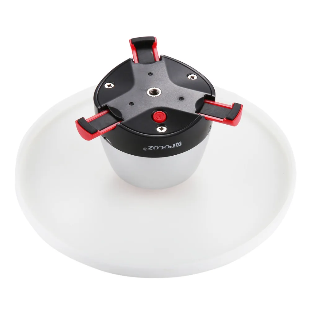 PULUZ 360 градусов панорамная головка штатива + Круглый держатель подноса для Gopro go pro