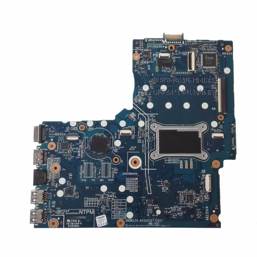 LAOKE для hp 350 G2 Материнская плата ноутбука W/I3-4030U Процессор 801977-001 801977-501