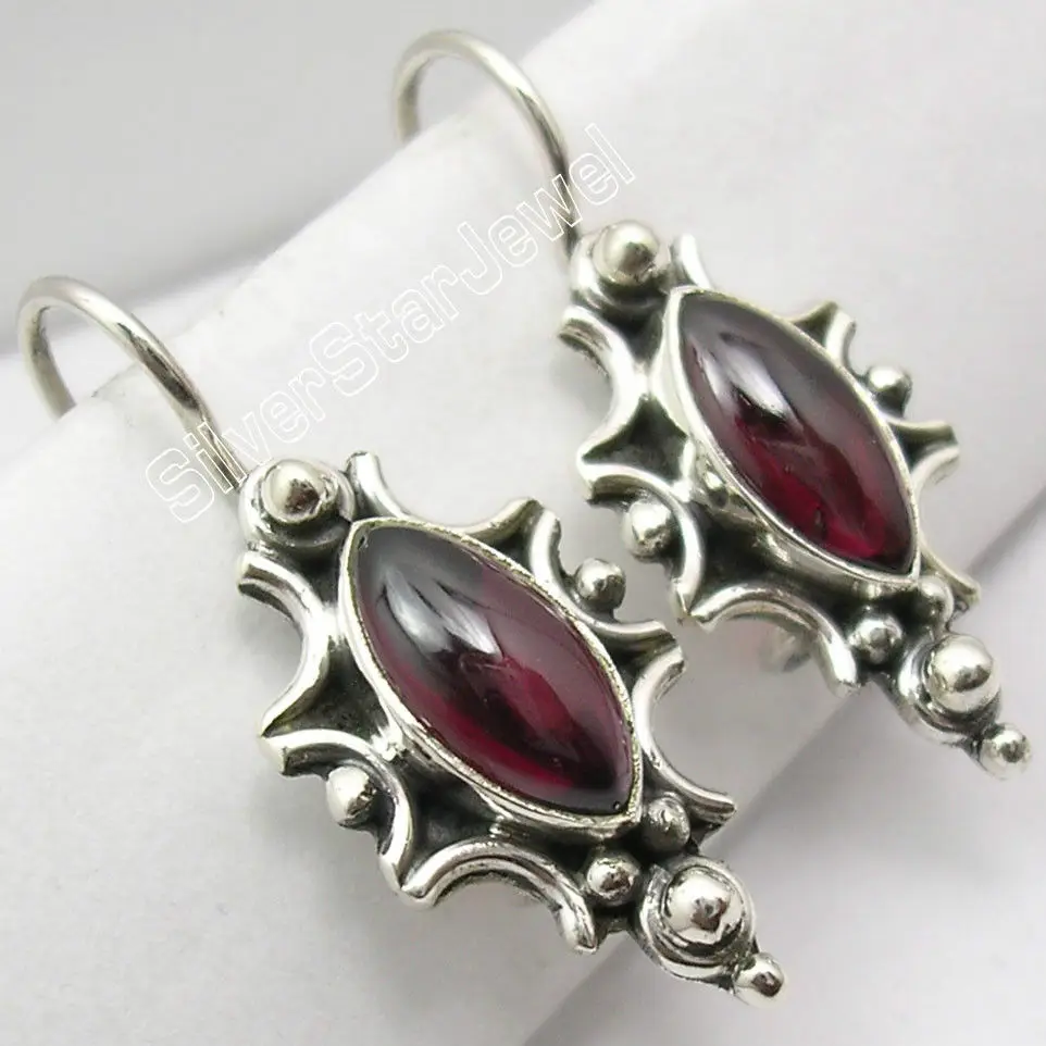 Серебряные дизайнерские IOLITE Красивые Висячие серьги 2,6 см религиозные украшения вариации