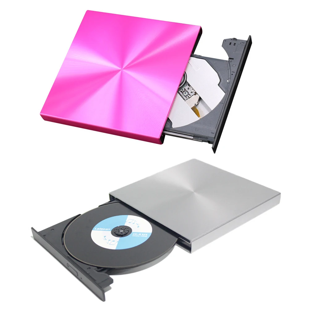 Maikou USB 3,0 алюминиевый сплав внешнее записывающее устройство для DVD CD-плеер тонкий серебряный новая модель оптического привода для ноутбука рекордер